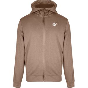 SikSilk Sweatvest  bruin / wit