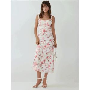 Hiccup Jurk  eosine / pastelroze / donkerroze / wit