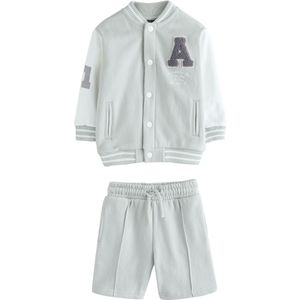 Next Set  lichtgrijs / wit