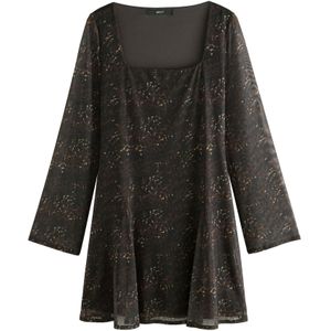 Next Jurk  beige / bruin / zwart