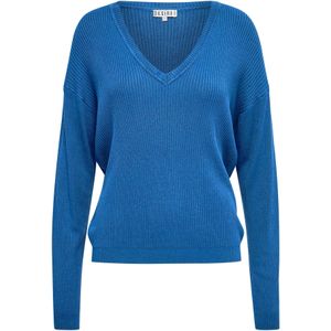 DESIRES Top 'Geisha'  blauw