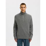 SELECTED Trui  donkergrijs