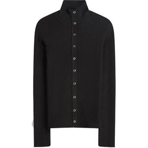 Bershka Gebreid vest  zwart