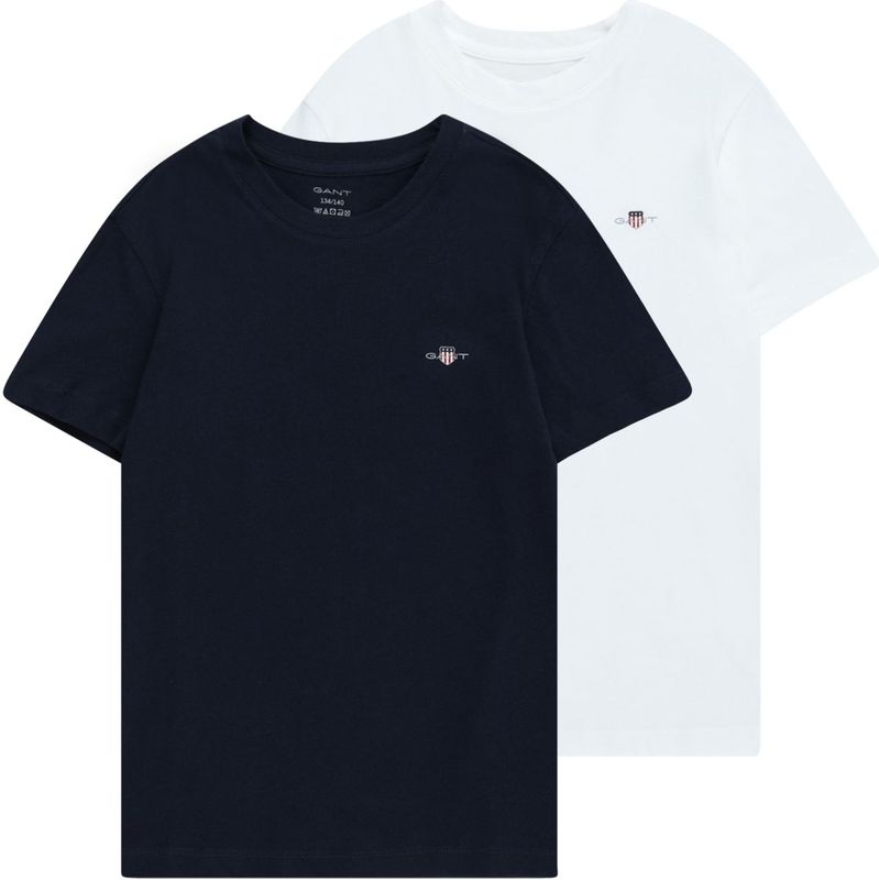 Gant 900005008 T-shirt Met Korte Mouwen 2 Eenheden
