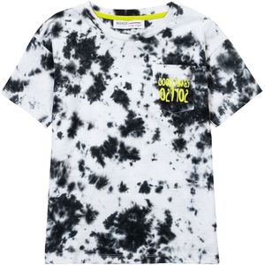 MINOTI Shirt  geel / zwart / wit