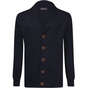 Felix Hardy Gebreid vest  navy