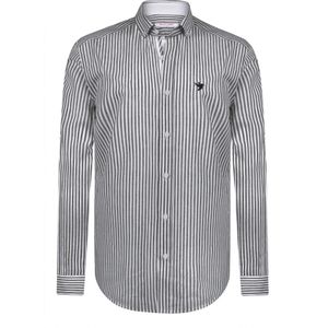 Felix Hardy Overhemd  zwart / natuurwit