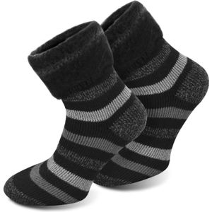 Polar Husky Sokken 'Extrem Hot'  lichtgrijs / donkergrijs / zwart / zwart gemêleerd