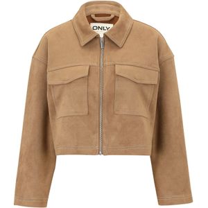 Only Petite Tussenjas 'ONLSTINA'  lichtbruin