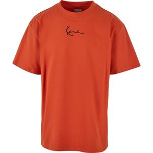 Karl Kani Shirt  donkeroranje / zwart