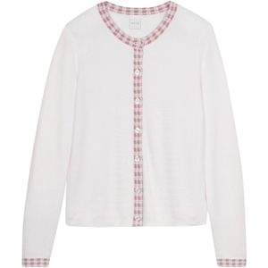 MADELEINE Gebreid vest  rosa / oudroze / wit