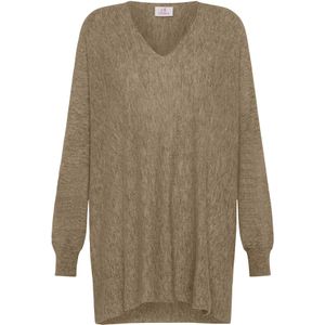 DEHA Oversized trui  bruin