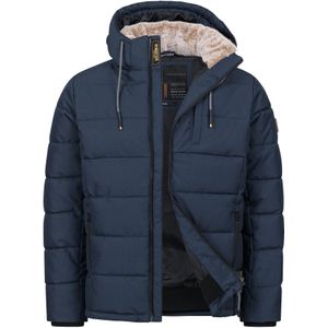 INDICODE JEANS Winterjas 'Hebero'  donkerblauw