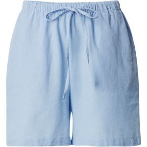 Selected Femme - Slfluisa MW String Shorts - Lichtblauw - Dames - Linnen