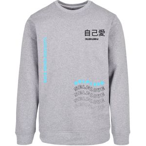 F4NT4STIC Sweatshirt 'Self Love'  grijs / grijs gemêleerd / gemengde kleuren