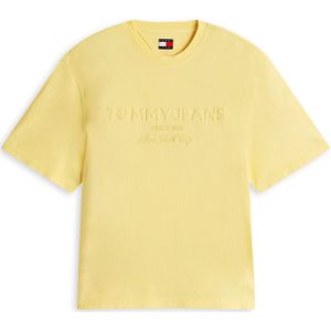 Tommy Jeans Shirt '90S NEW CLASSICS'  geel