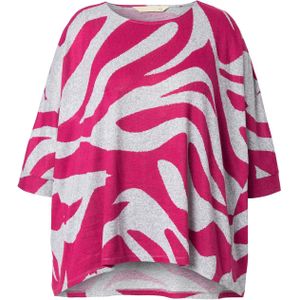 MIAMODA Trui  grijs / pink