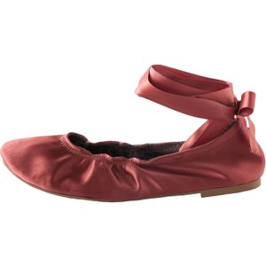 Next Ballerina met riempjes 'Forever Comfort'  donkerroze
