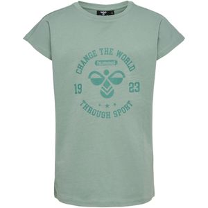 Shirt - Katoen - Ronde Hals - Logoprint - Kwartmouw - Normale Pasvorm