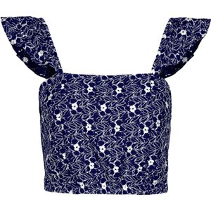 VERO MODA Blouse 'SONEY'  navy / wit