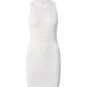 Monki Gebreide jurk  wit