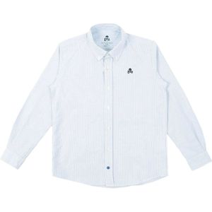 Scalpers Overhemd  lichtblauw / zwart / wit