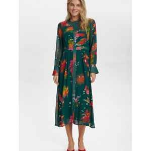 NÜMPH Jurk ' NUKYNDALL '  donkergroen