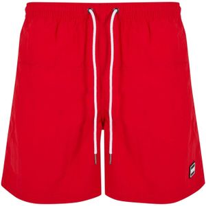 Urban Classics - Block - Zwemshort - Stedelijk Rood