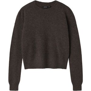 Gebreide Trui - Lange Mouwen - O-hals - Kort