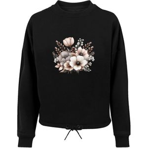 F4NT4STIC Sweatshirt 'Blumenstrauß Boho'  gemengde kleuren / zwart