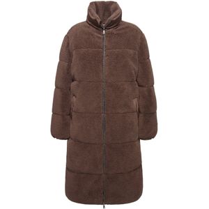 Studio Untold Wintermantel  donkerbruin