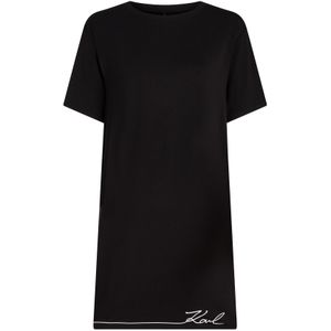 Karl Lagerfeld Nachthemd  zwart / wit