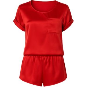 C&City Korte pyjama  knalrood