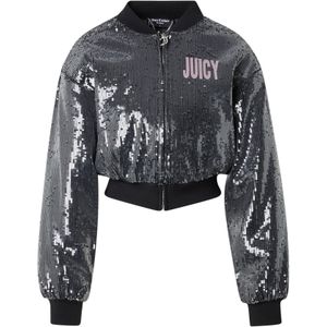 Juicy Couture Tussenjas 'CHOOSE JUICY'  mauve / zwart / zilver