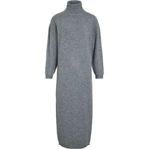 Vila Petite Gebreide jurk 'VIBREENA'  grijs gemêleerd