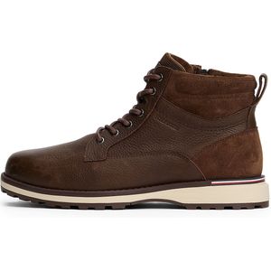 Tommy Hilfiger - CORPORATE W LTH LACE BOOT - Veterschoenen - Donkerbruin