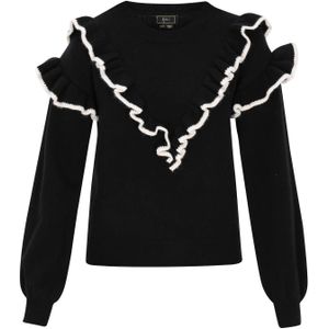 faina Trui  zwart / wit