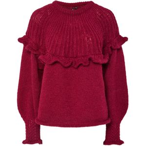 PIECES Trui 'PCSikka'  rood