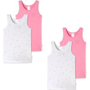 SCHIESSER Onderhemd  turquoise / fuchsia / roze gemêleerd / wit