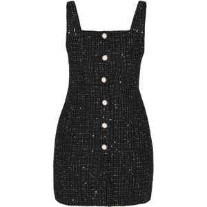 faina Jurk  zwart / zilver