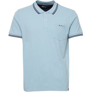 FQ1924 Shirt 'Elvar'  lichtblauw / donkerblauw