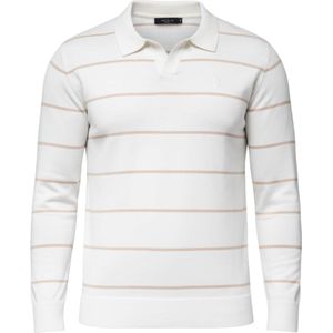 Ombre Shirt 'OM-POLS-0146'  beige / wit