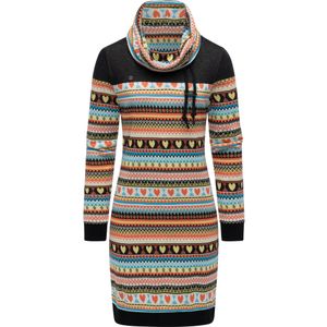 Ragwear Jurk 'Chlloe'  lichtblauw / geel / oranje / zwart