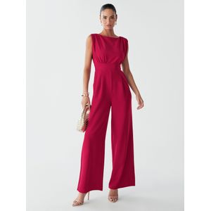 BWLDR Jumpsuit 'Stella'  robijnrood