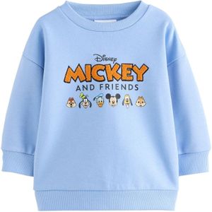 Next Sweatshirt 'Mickey Mouse'  lichtblauw / geel / oranje / zwart