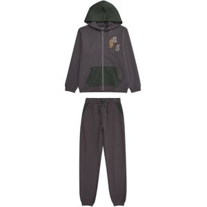 GUESS Nachtkledij  donkergrijs / grijs gemêleerd / lichtoranje / wit