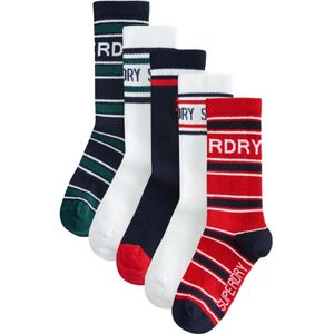 Superdry Sokken  donkergroen / rood / zwart / natuurwit