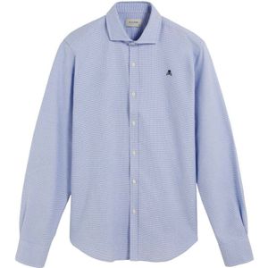 Scalpers Overhemd  lichtblauw / wit