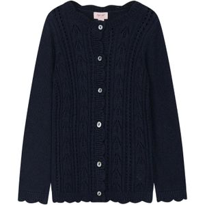 NOA NOA miniature Gebreid vest 'Cristel'  navy