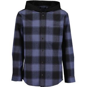 Blue Seven - Flanellen Overhemd - Jeansblauw - Lange Mouwen